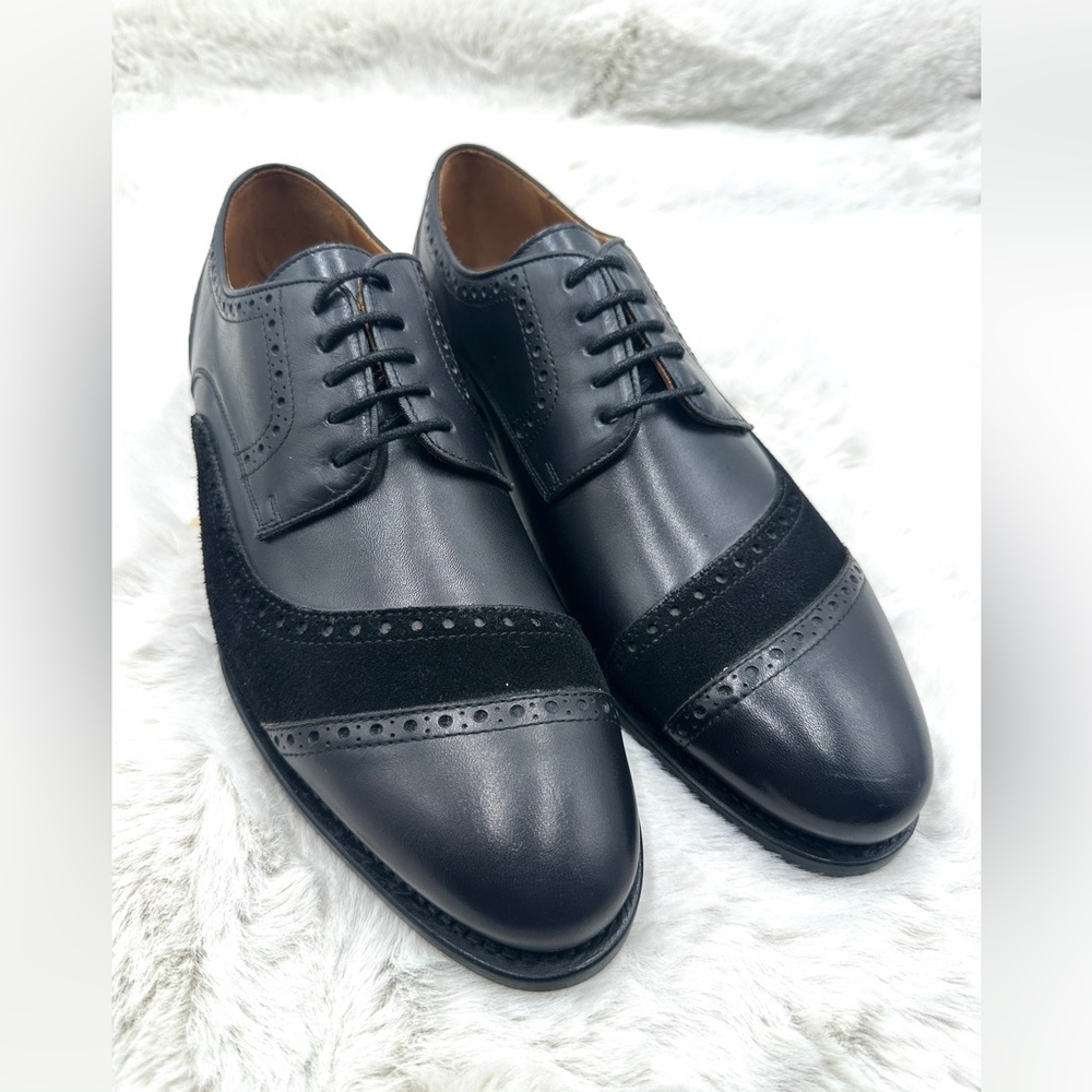Taft The Gladiator‎ Shoe in Black Leather/Suede Oxfords 41 US 8 NWT